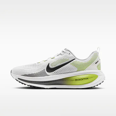 Nike Vomero 18 Men's Road Running Shoes - White/Lemon Venom/Dark Grey/Black