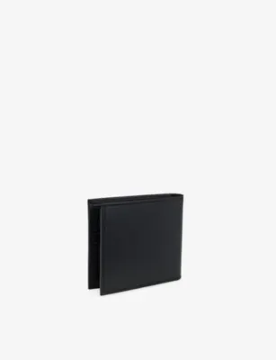 BOSS Logo-Plaque Leather Folding Wallet detail 3