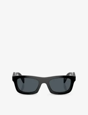 PRADA PR C06S Pillow-Frame Acetate Sunglasses