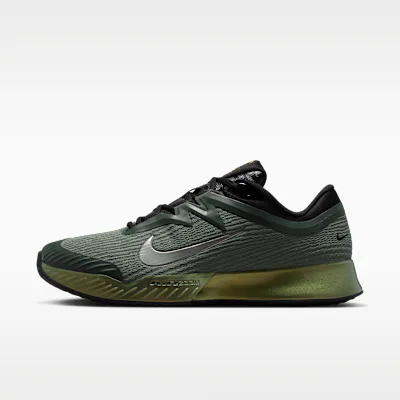 Nike Vapor Pro 3 PRM Men's Hard Court Tennis Shoes - Camo Green/Pure Platinum/Black/Metallic Gold