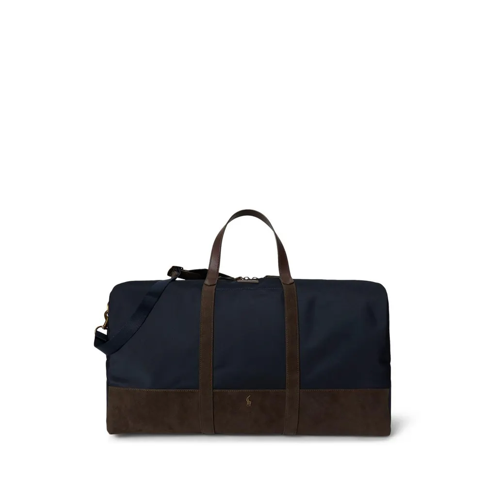 Polo Ralph Lauren Suede Trim Medium Duffel Bag