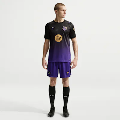Nike F.C. Barcelona 2026/27 Stadium Away Men's Kobe Dri-FIT Football Replica Shorts - Field Purple/Black/Black