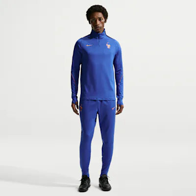 Nike FFF Strike Men's Nike Dri-FIT Football Knit Pants - Game Royal/Blackened Blue/Metallic Copper