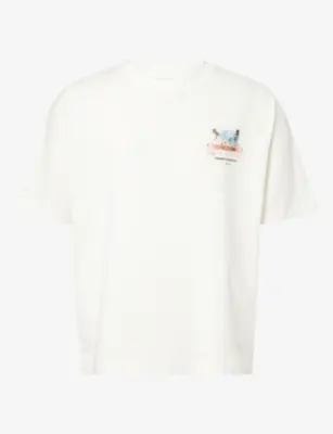 THE COUTURE CLUB Art Deco Printed Cotton T-Shirt