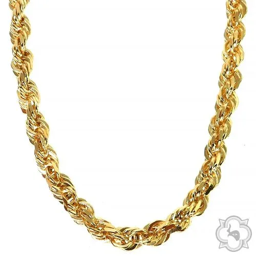 JALGAS - SKYLINE JEWELRY 14K Yellow Gold Hollow Rope Chain 4.5mm 70074 in 20 Inches – Chain