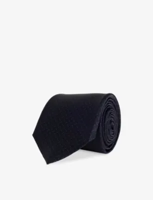 CORNELIANI Printed Silk Tie
