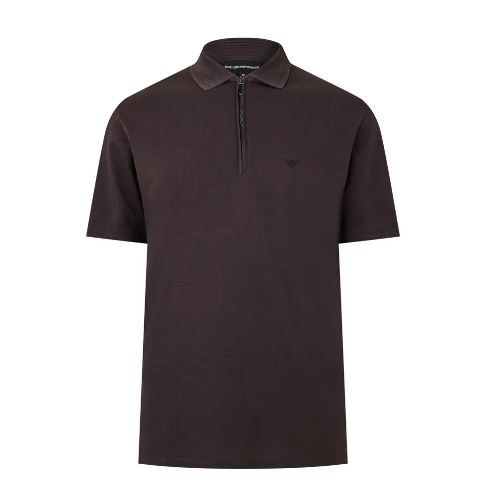 Emporio Armani Men's Cotton Short-Sleeve Polo Shirt