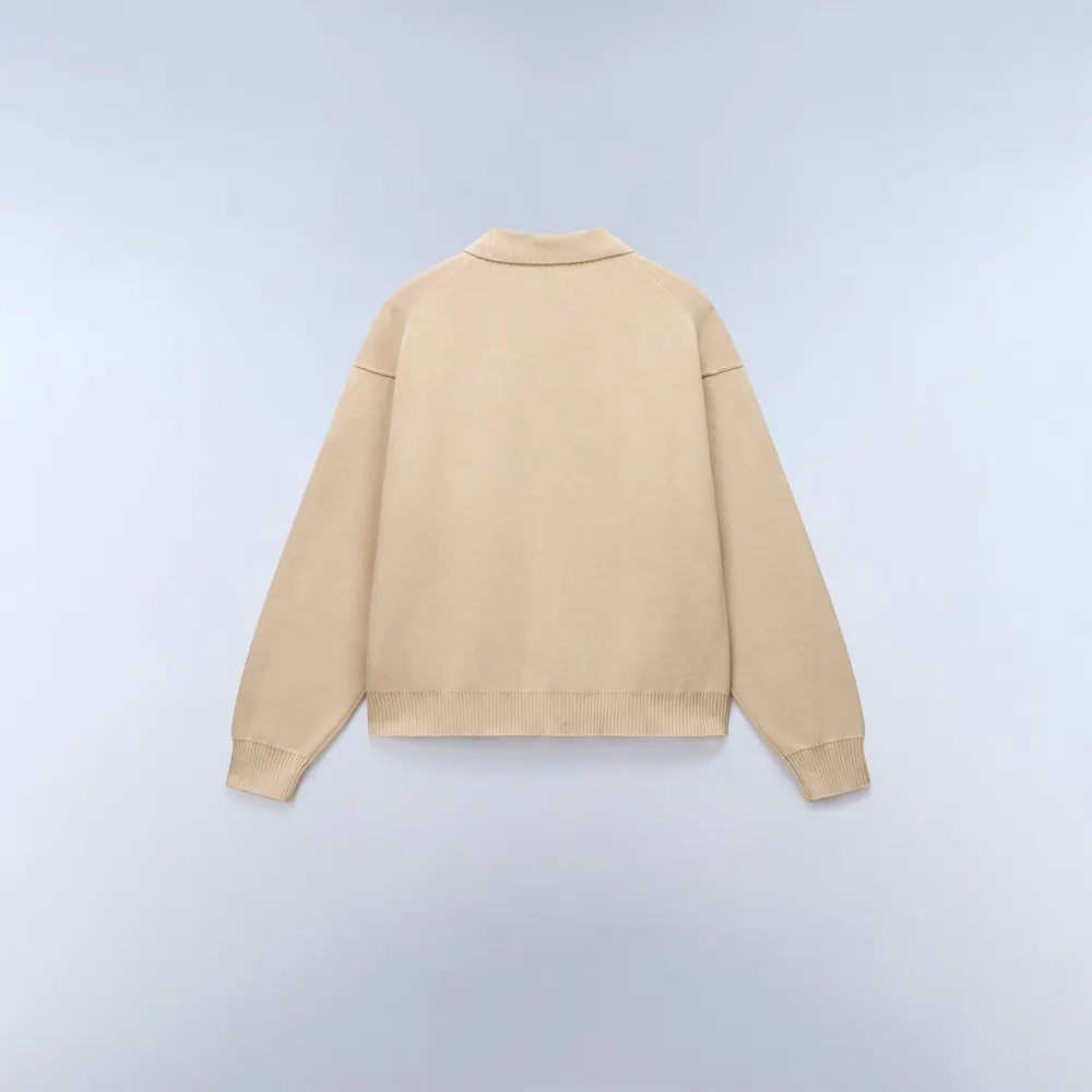 Napapijri Men's Optical Full Zip Crew Neck Jumper detail 2
