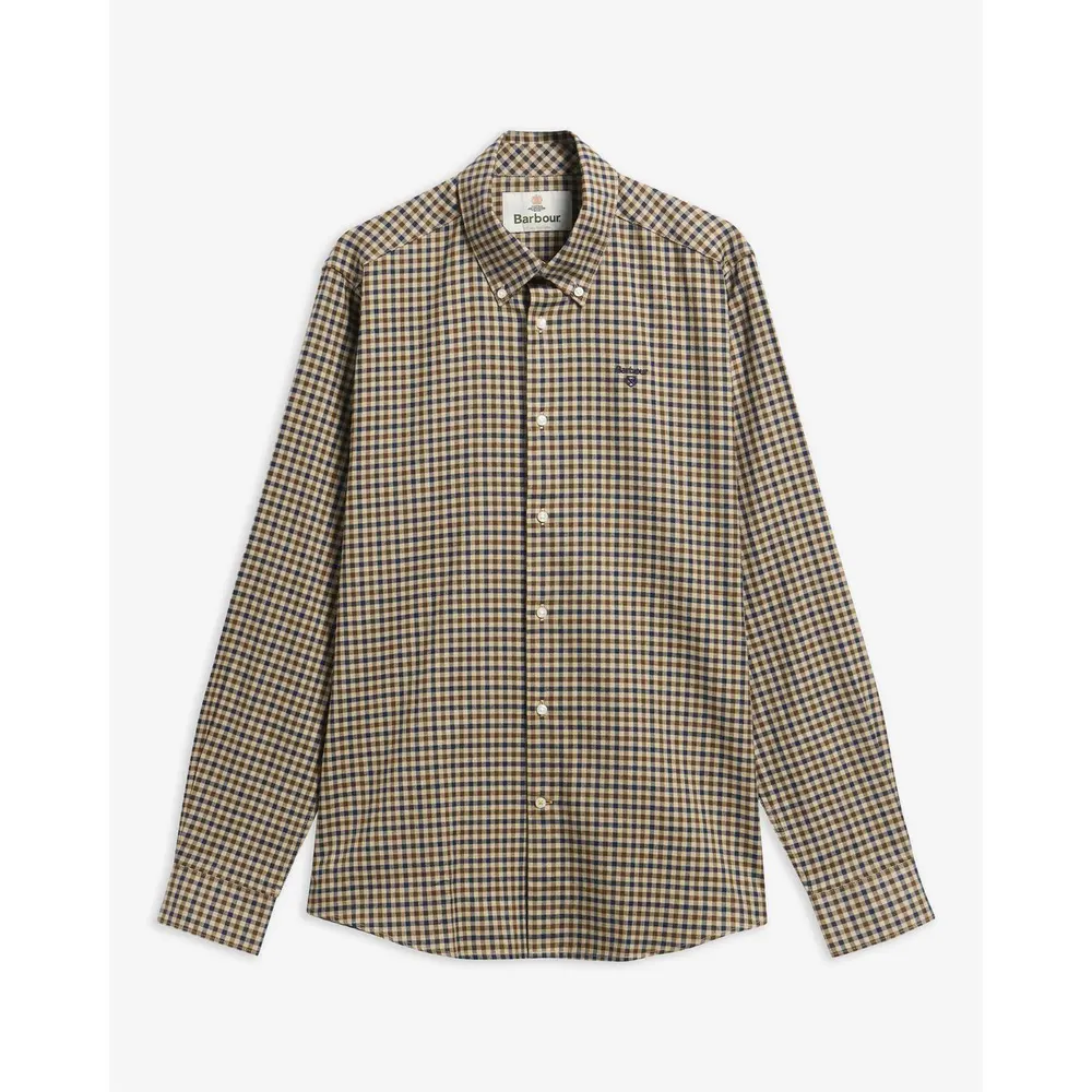 Barbour Men's Finkle Gingham Cotton Long-Sleeve Tailored-Fit Shirt detail 2