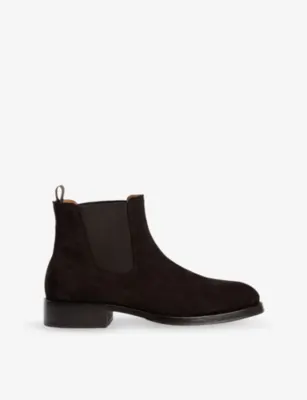 SANDRO Flat Suede Chelsea Boots - EUR 41 / 7 UK MEN in CHOCOLATE – Mens | Boots | Chelsea boots