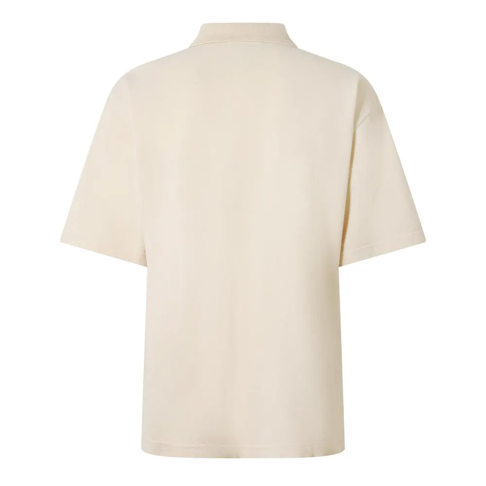 Maison Kitsune Bold Fox Head Patch Oversize Polo Shirt detail 2