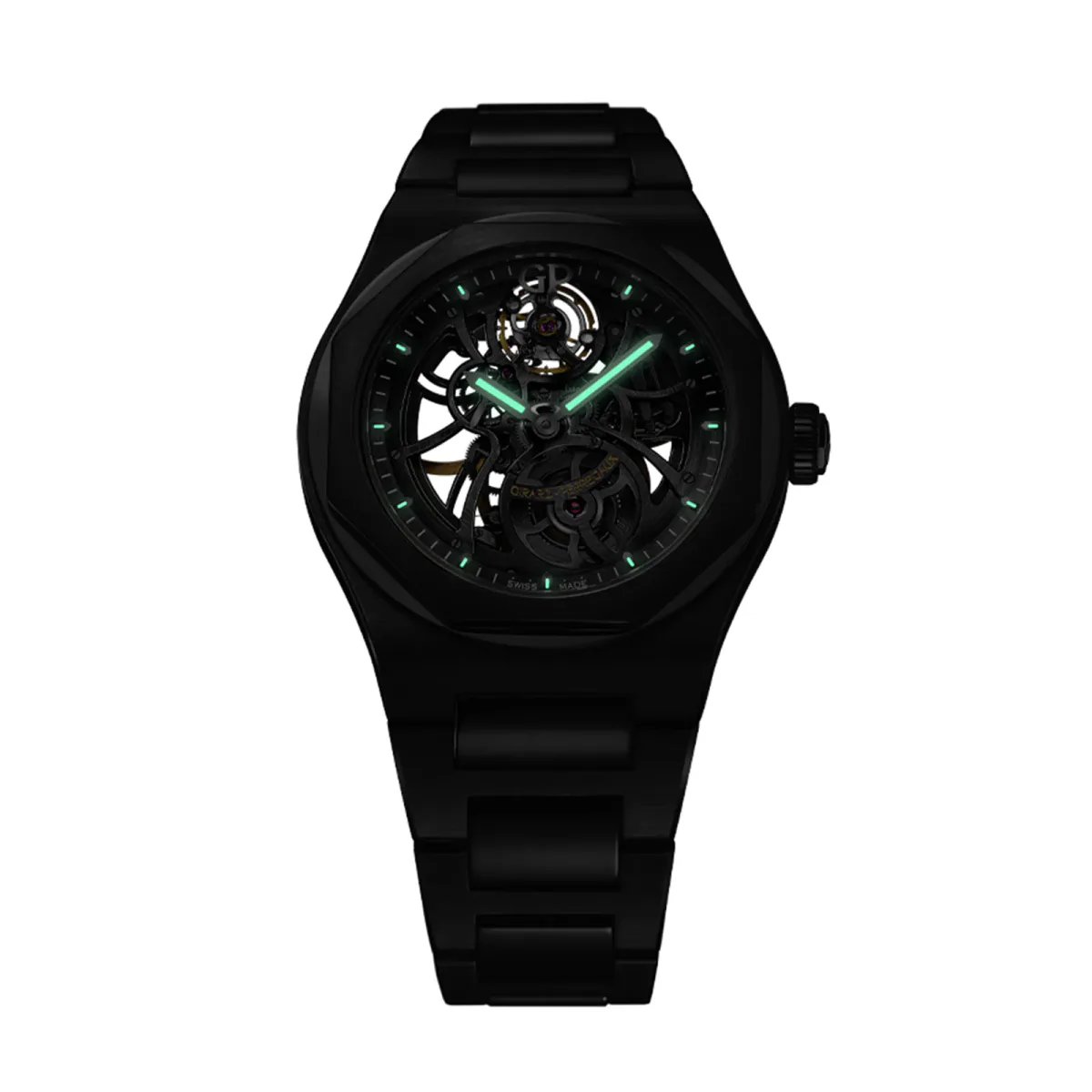 Girard Perregaux Laureato Skeleton Ceramic in Skeleton, additional product view 2