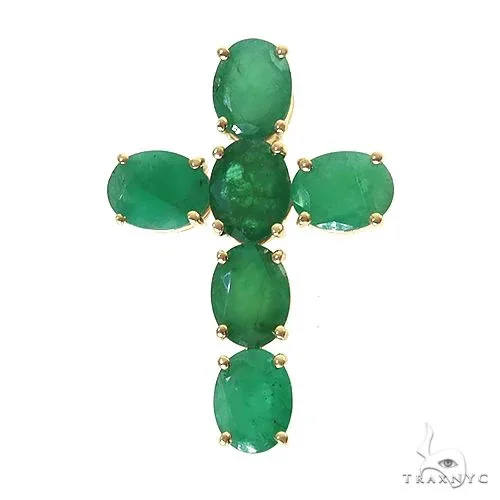PIA - For Him GEMSTONES Emerald Enchantment Sacred Cross Pendant 69592 in Rose – Pendant