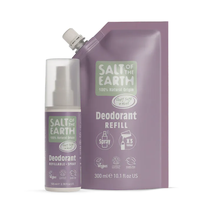 Salt of the Earth Clary Sage & Mint Spray Refill Pouch