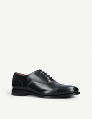 LOAKE 200B leather Oxford shoes - EUR 41 / 7 UK MEN in BLACK, additional product view 3