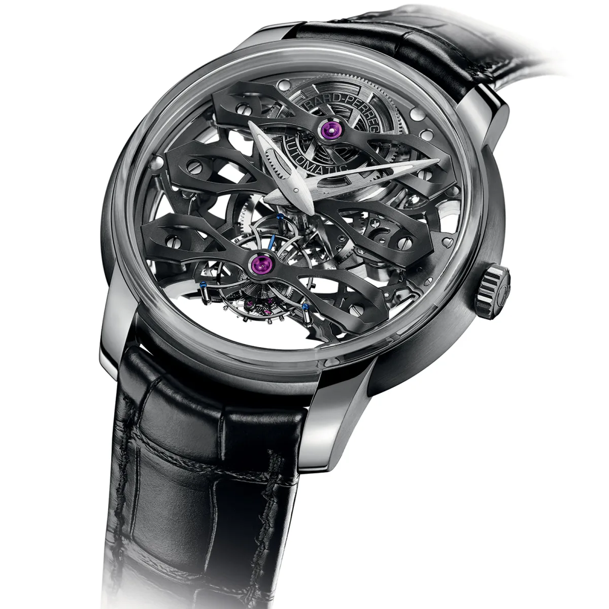 Girard Perregaux Neo-Tourbillon with Three Bridges Skeleton in Skeleton, additional product view 2