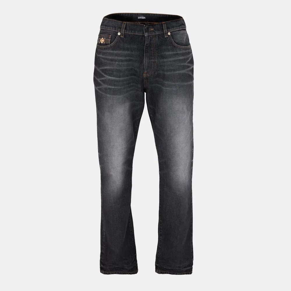 Versace Men's Denim Straight Leg Jeans