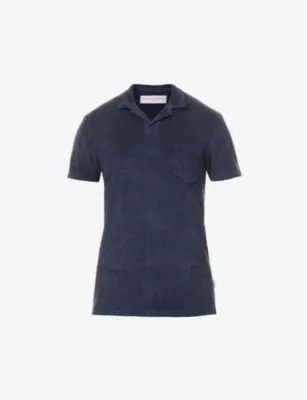 ORLEBAR BROWN Terry relaxed-fit cotton polo top