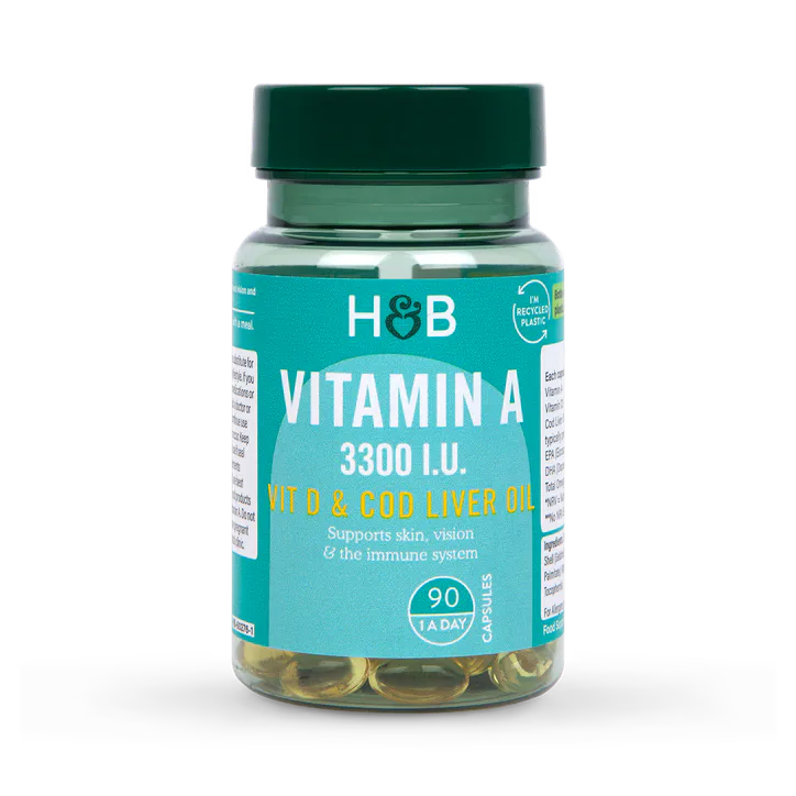For Him Vitamin A 3330IU + Vit D & Cod Liver Oil 90 Capsules