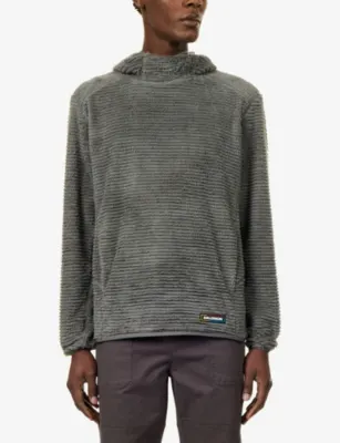 SALOMON Thernova Hooded Fleece Jumper in CASTOR GREY, additional product view 3