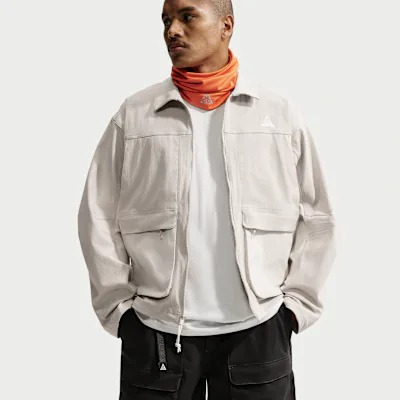 Nike ACG Smith Summit Men's UV Jacket - Cream II/Light Orewood Brown/Summit White in Cream II/Light Orewood Brown/Summit White – Nike men's and unisex