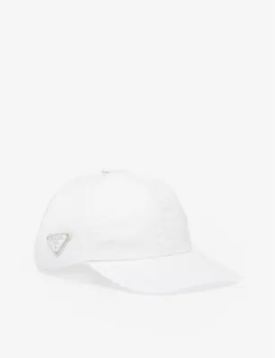 PRADA Logo-plaque nylon baseball cap - BLACK - XXL detail 2
