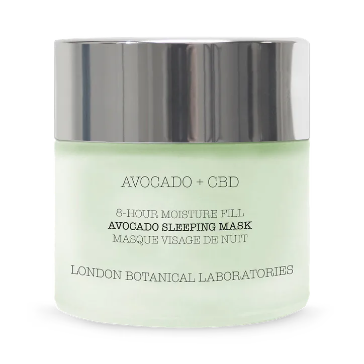 London Botanical Laboratories London Botanical Laboratories Avocado + CBD | 8-Hour Moisture Fill Avocado Sleeping Mask 50ml detail 2
