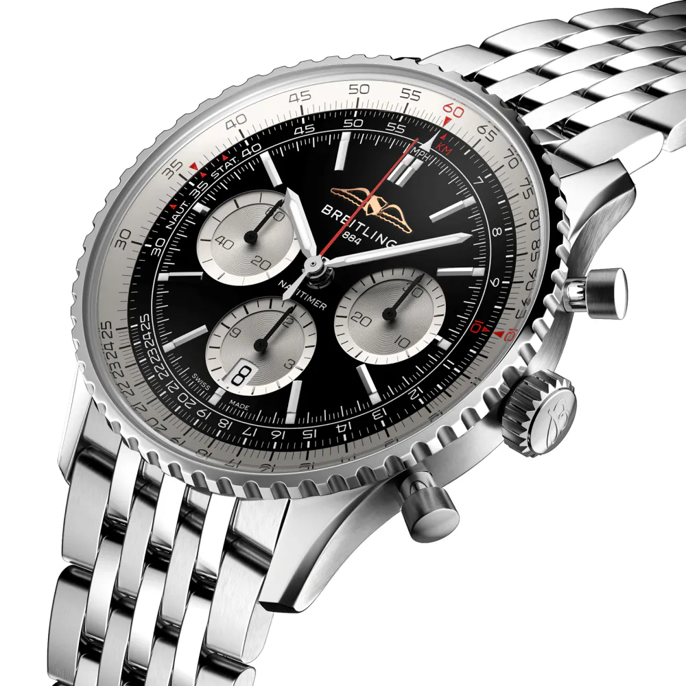 Breitling Navitimer B01 Chronograph 43 Black Watch in Black, additional product view 2