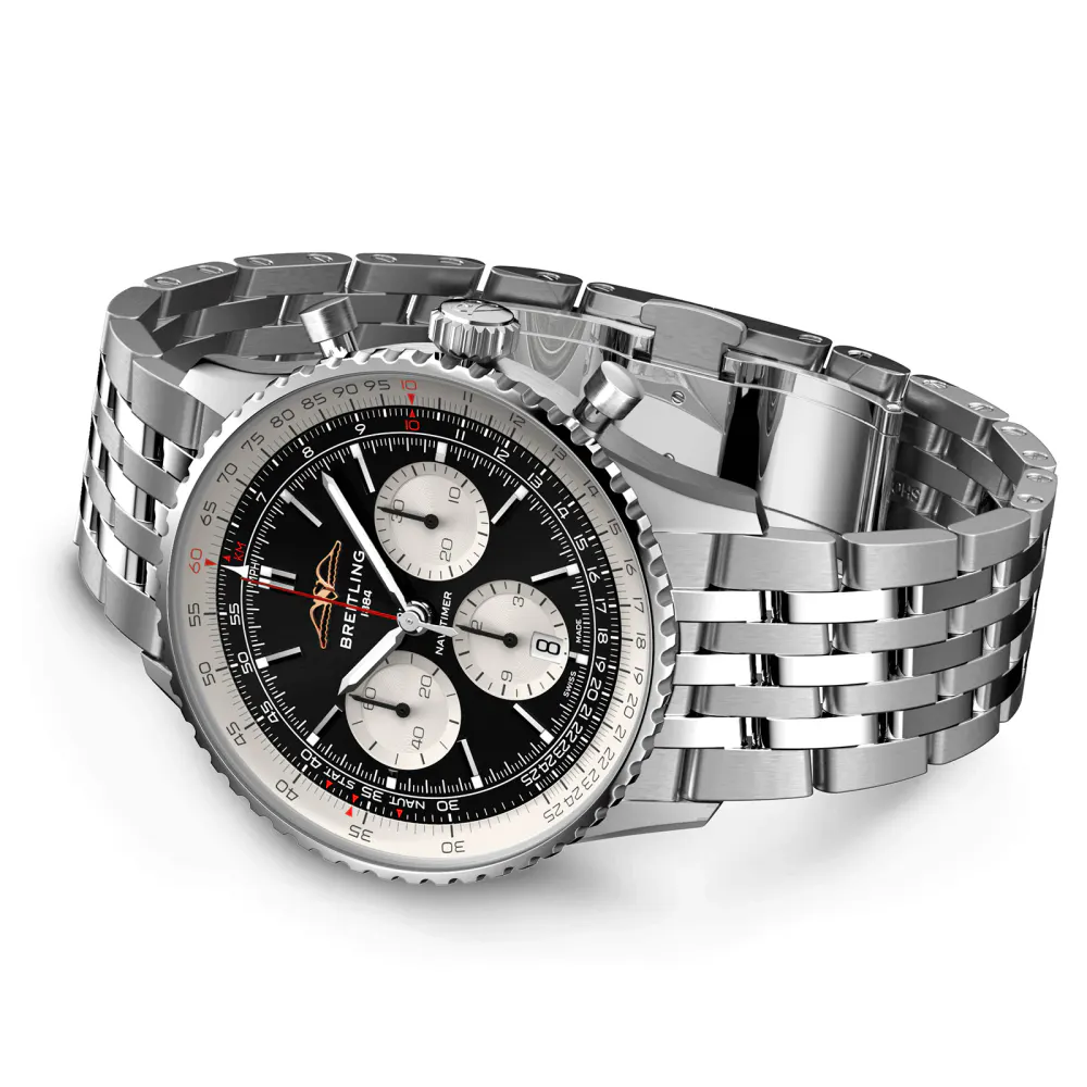 Breitling Navitimer B01 Chronograph 43 Black Watch in Black, additional product view 3