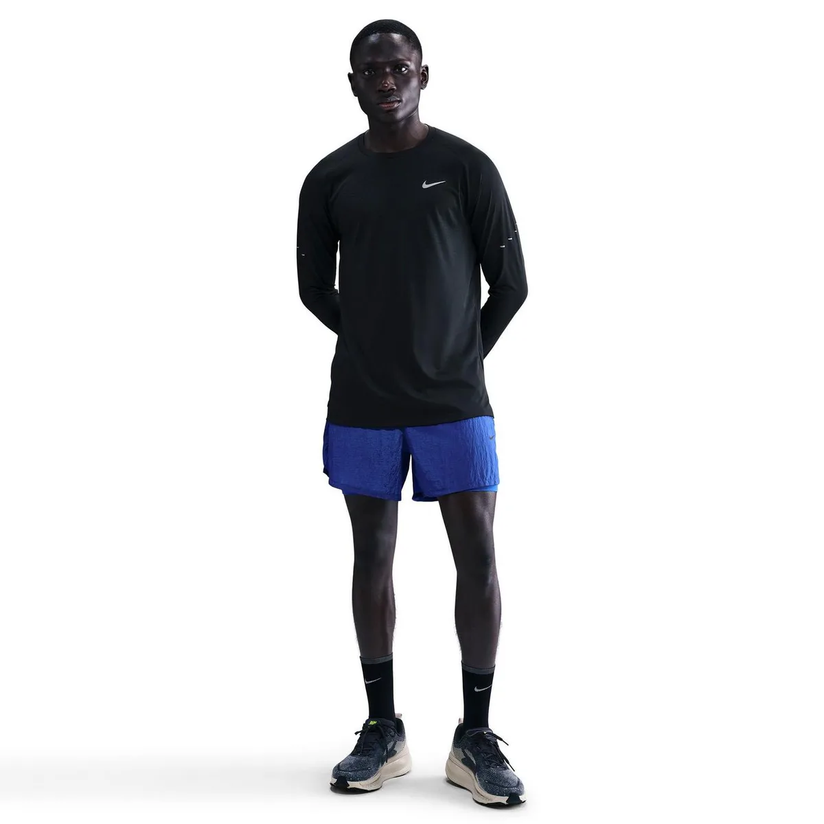 For Him Nike Nike Stride 5 LS Tee Sn64 detail 3