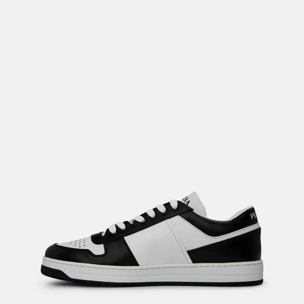 Prada Men'S Downtown Leather Low Top Trainers detail 3