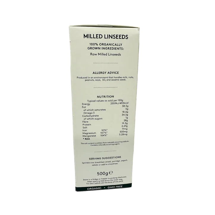 Alara Raw Milled Linseeds 500 g detail 3