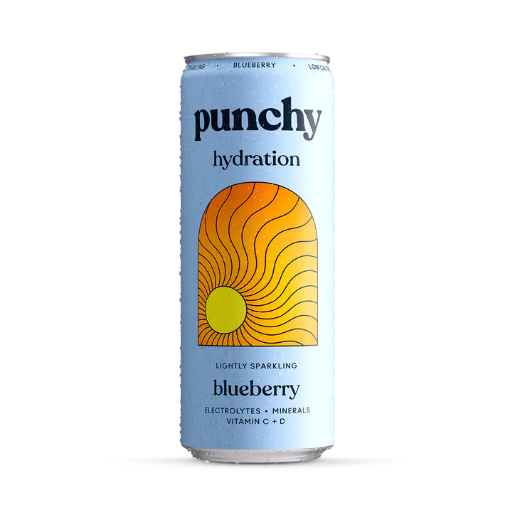 Punchy Blueberry Electrolyte Sparkling Vitamin Drink 330ml