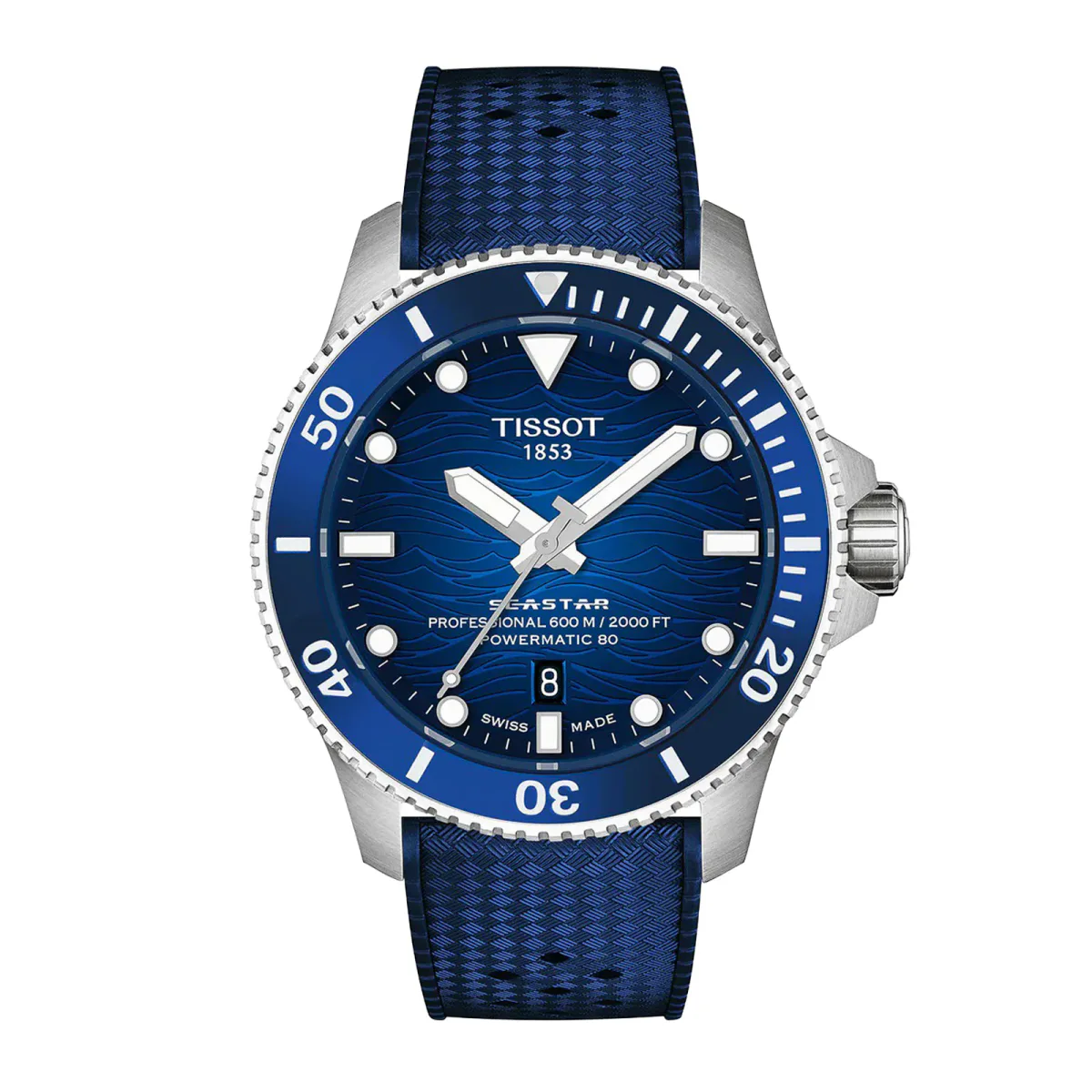 Tissot Seastar 2000 44mm Mens Watch Blue