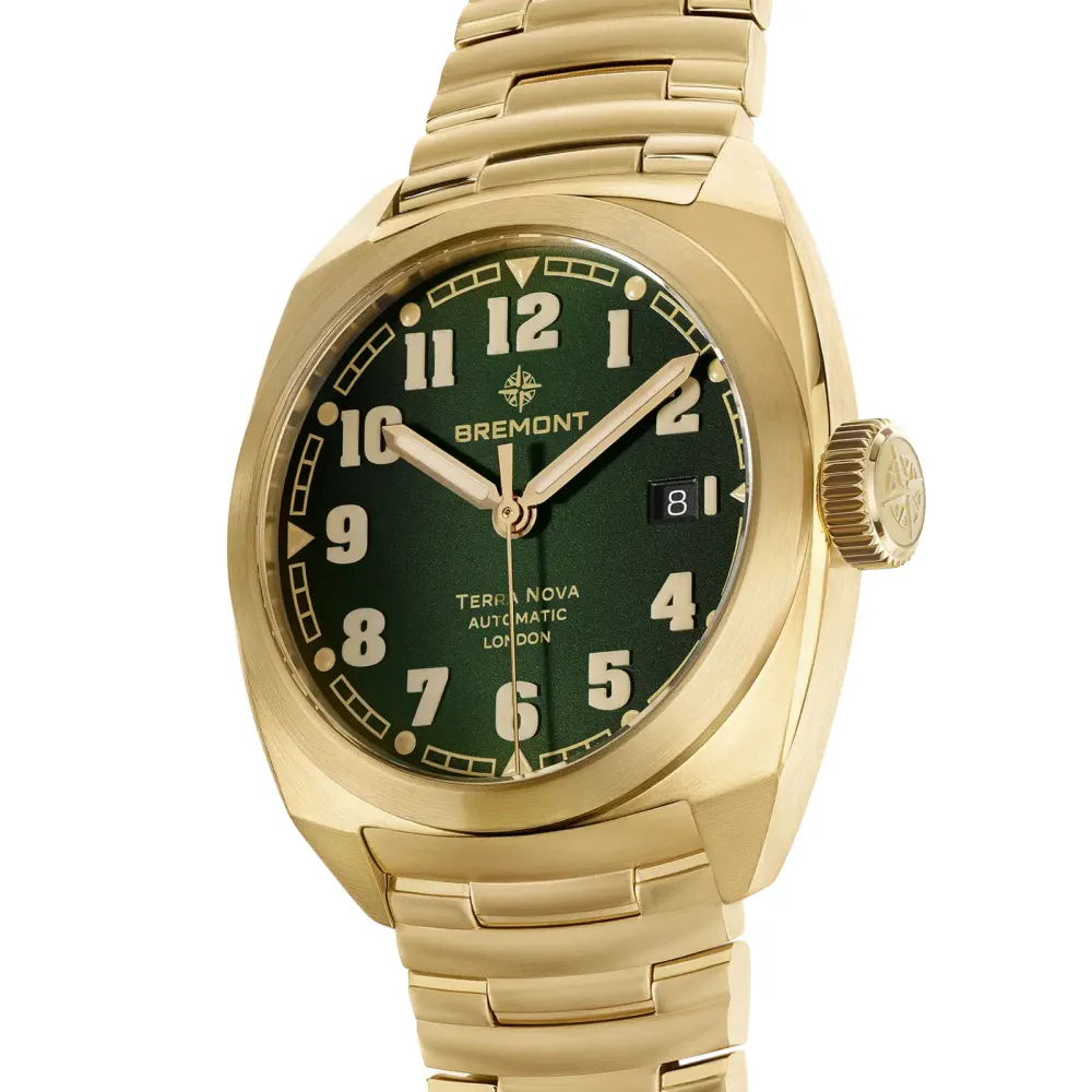 Bremont Terra Nova 40.5 Date Bronze in Green, additional product view 2
