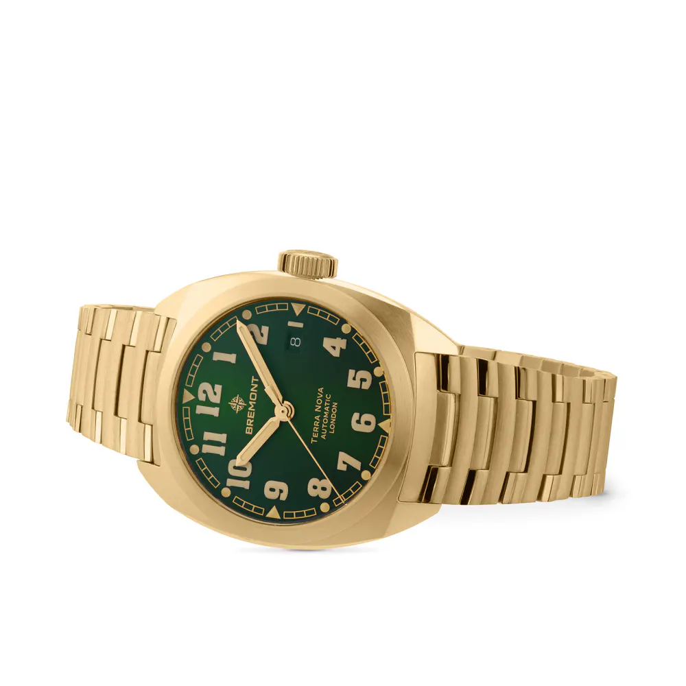 Bremont Terra Nova 40.5 Date Bronze in Green, additional product view 3
