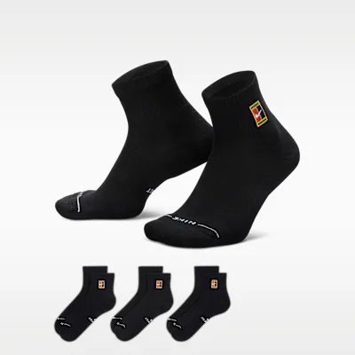 Nike Everyday Elevated Ankle Socks (3 Pairs) - Multi-Colour in Multi-Colour – Nike men's and unisex