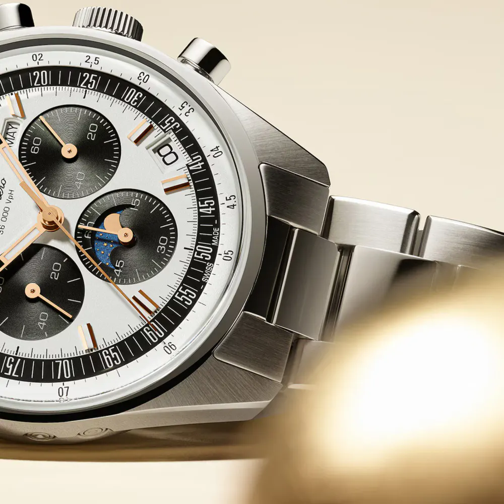 Zenith Chronomaster Original Steel 38mm Mens Watch Silver in Silver, additional product view 2