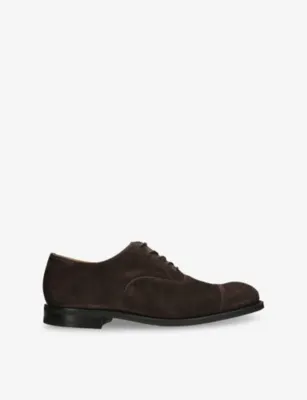 CHURCH'S Consul 2.0 Suede Oxford Shoes - EUR 41 / 7 UK MEN in Dark Brown – Mens | Smart shoes | Oxford shoes