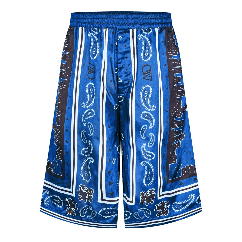 Off White Men's Bandana Relaxed Fit Chino Shorts
