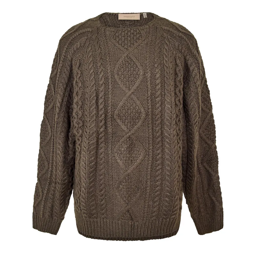 Fear Of God Essentials Men's Cable Knit Jumper