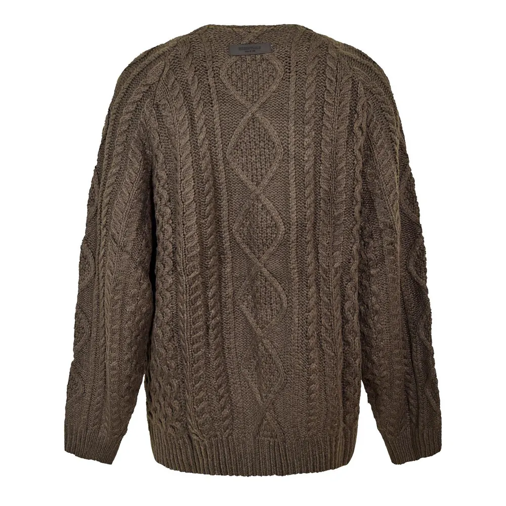 Fear Of God Essentials Men's Cable Knit Jumper detail 2