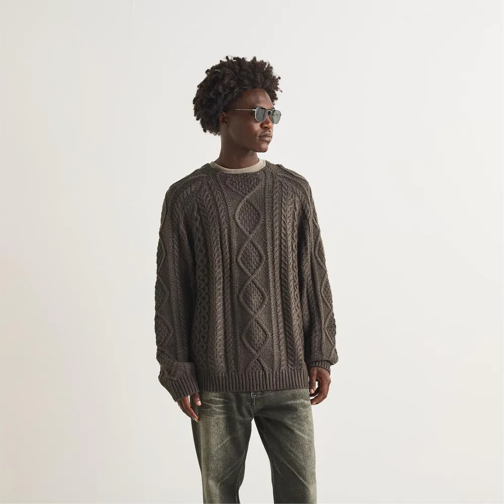 Fear Of God Essentials Men's Cable Knit Jumper detail 3
