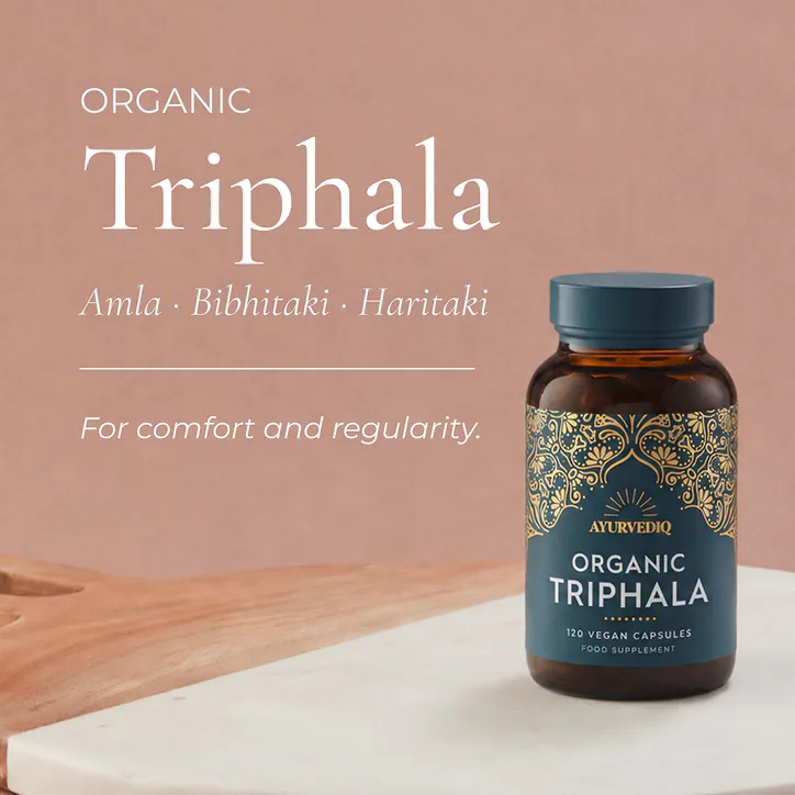 Ayurvediq Organic Triphala - 120 Capsules, additional product view 3