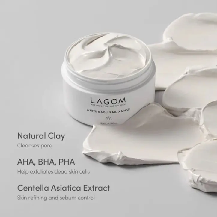 LAGOM White Kaolin Mud Mask 110ml, additional product view 2