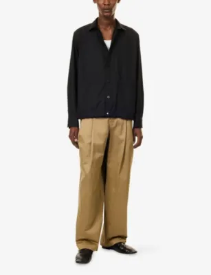 SACAI Patch-Pocket Cotton-Blend Shirt detail 2
