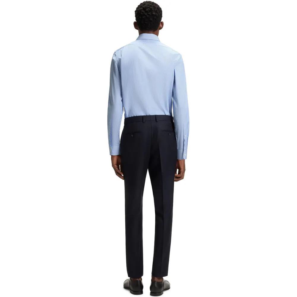 Boss Men's Cotton Long Sleeve Slim Fit Shirt detail 3