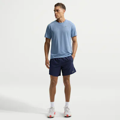 Nike Stride Men's Dri-FIT 18cm (approx.) Briefs-Lined Running Shorts - Midnight Navy