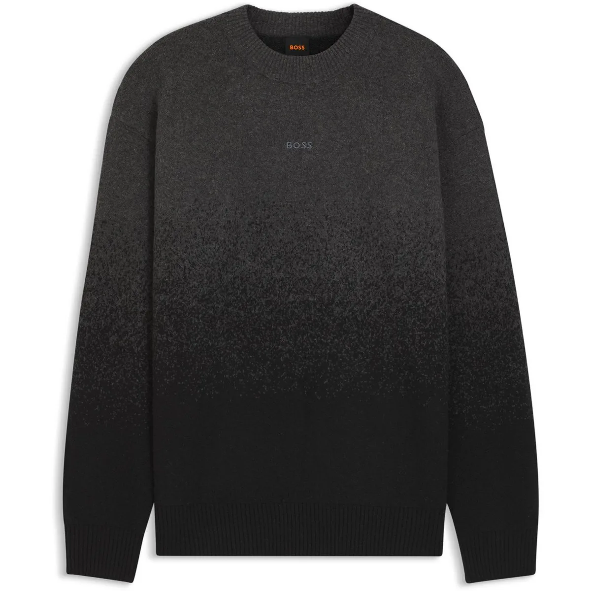 Boss Men's Kalbrush Orange Crew Neck Jumper
