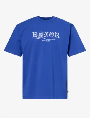 HONOR THE GIFT Fallen Rose Graphic Cotton-Jersey T-Shirt